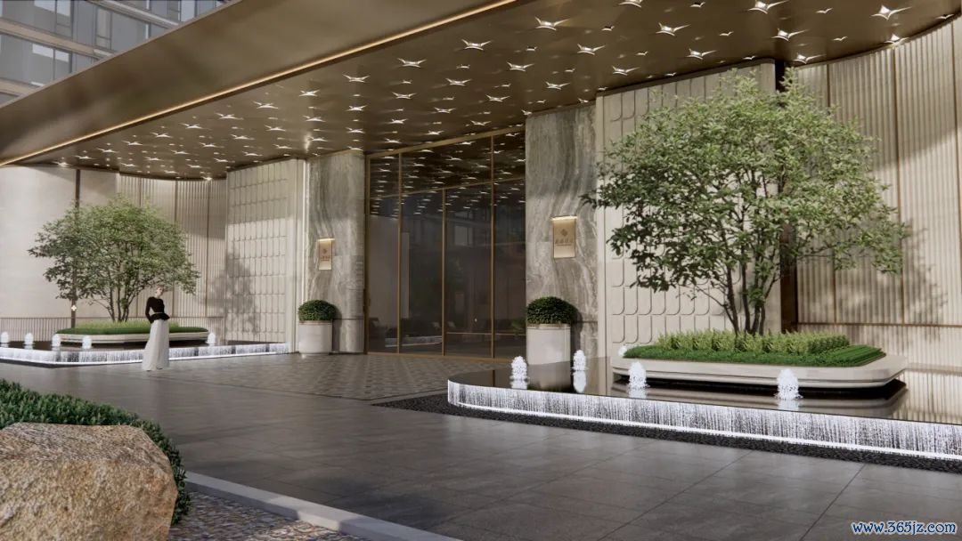 (中铁建花语璟云归家大堂收尾图)