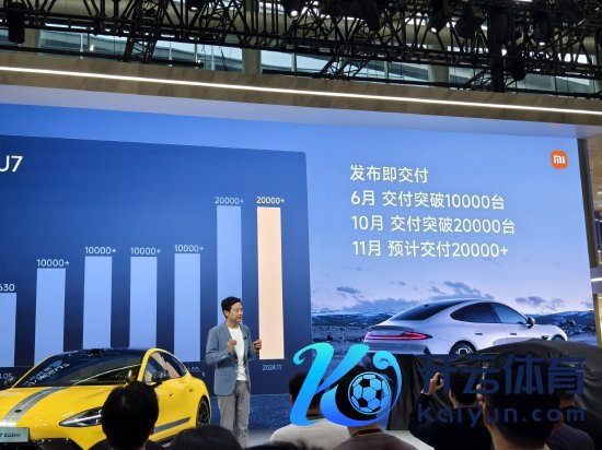 开云体育(中国)官方网站小米SU7 10月委用窒碍2万辆-开